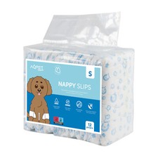 Pannolini Nappy Slips Assorbenti A Fascia Per Cani Maschi Incontinenza, 12 Pezzi