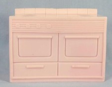 Marx Stove Oven Pink Plastic Dollhouse Miniature Appliance 62