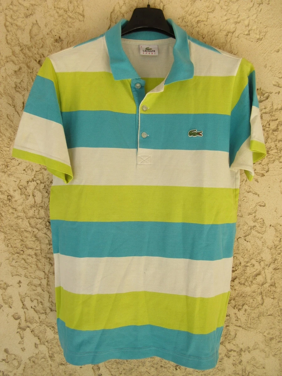 Polo lacoste bleu et cheap blanc