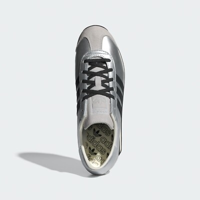 スニーカー adidas COUNTRY OG W JH6337 New Adidas Women's Country OG Shoes - Silver/ Black (JH6337
