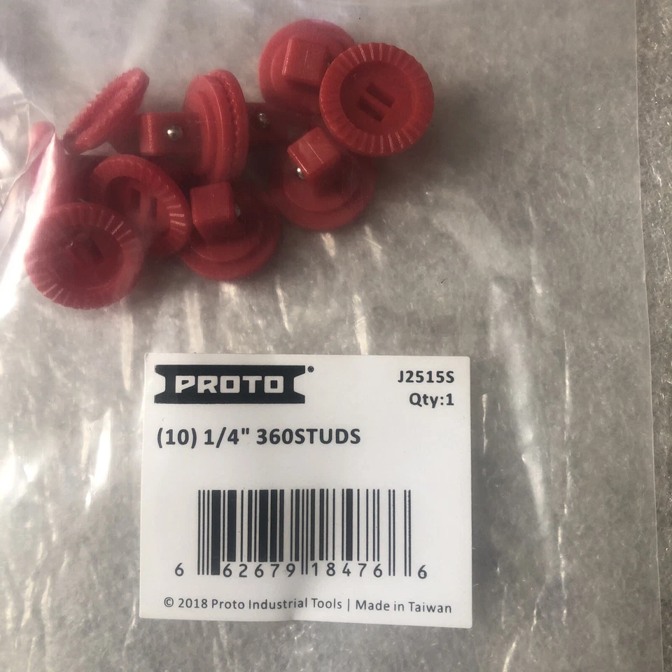 PROTO 1/4” RECAMBIO TACOS RACK RIEL CLIPS 30 TOTAL Foto 2 de 3