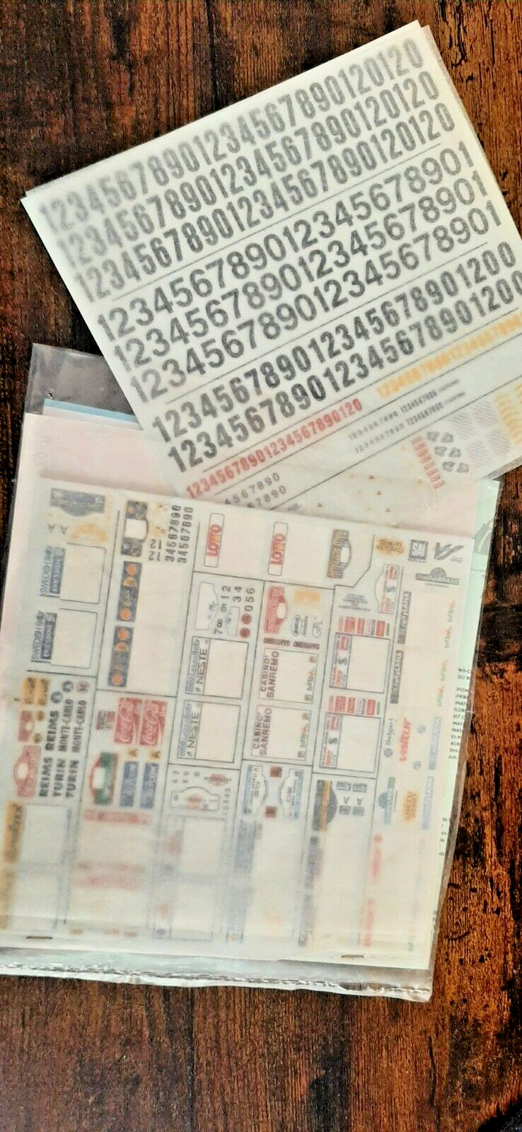 Decal Racing43 1/24 pour personnaliser vos maquettes de voitures rallyes WRC 1996