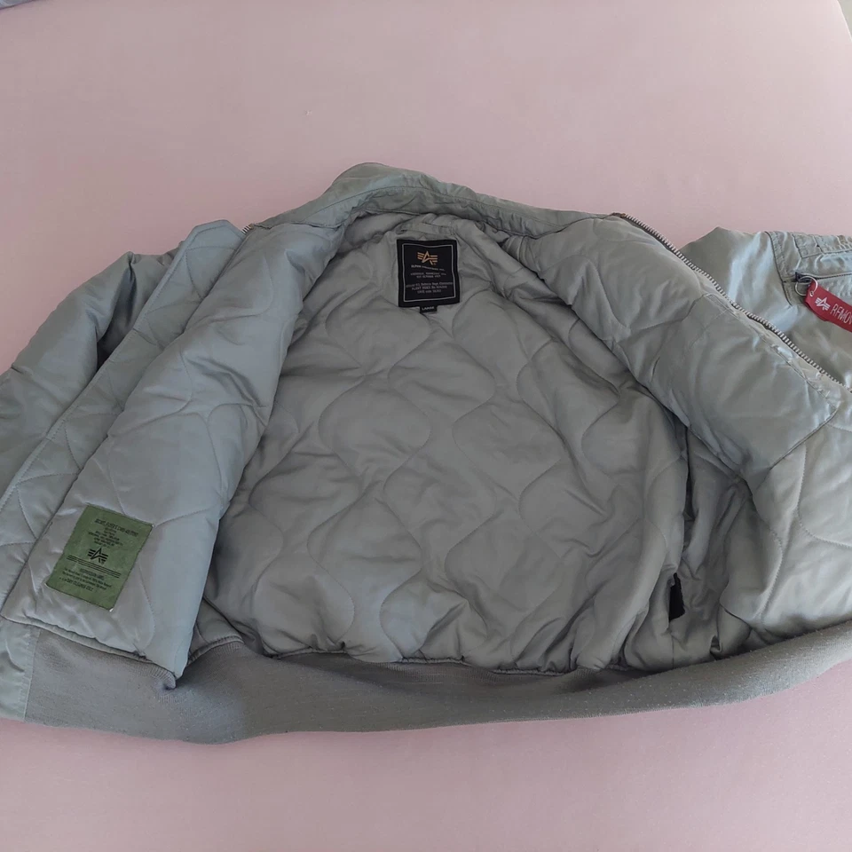 Alpha Industries Gr.L Original Herren Bomberjacke Im Sehr Guten Zustand - Bild 4 von 4