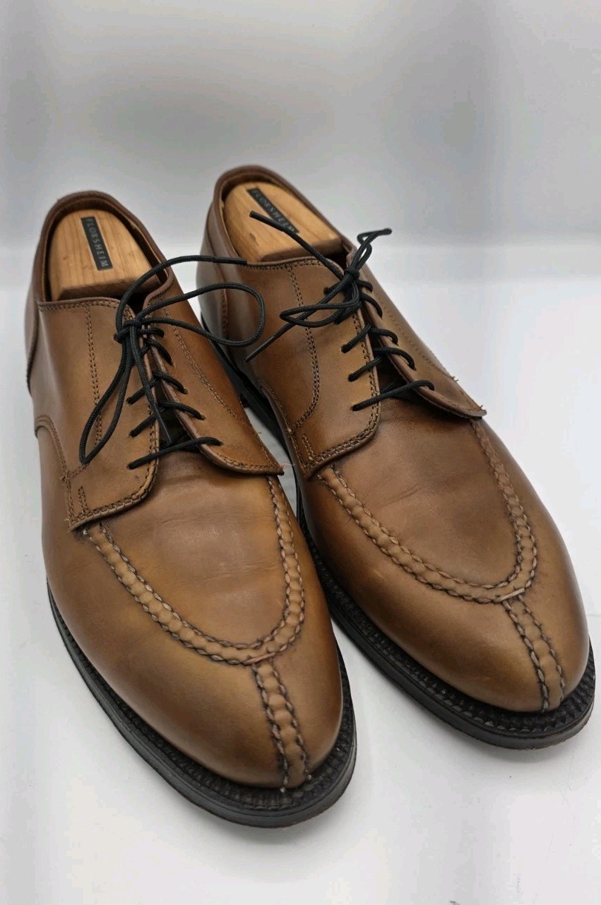 Alden 962 Burnished Tan Calfskin Norwegian Front Blucher