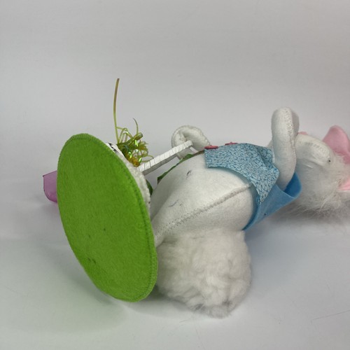 Annalee Easter Parade Girl Boy Bunny Jelly Bean Basket 12” Pink Blue W Tags - Picture 4 of 6