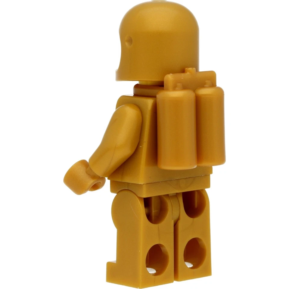 LEGO Spce Minifigur Classic Space Astronaut / Spaceman in Pearlgold #230 - Bild 4 von 4