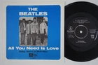 BEATLES All You Need Is Love ARCHIVE M- SLEEVE & Sweden 45 - JEFF BECK VARIANT