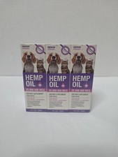 Hemp Oil for Dogs and Cats 3 Pack Relief Pet with Anxiety Stress Pain Aggressive