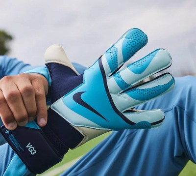 NIKE VAPOR GRIP 3 GK HANDSCHUHE Blue Fury/Glacier Blue GRÖSSE 8 BRANDNEU UVP 109,99£