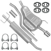 SchalldäMpferset Auspuff Auspuffanlage FüR Opel Astra H 3 Iii 1.4 Kombi Caravan