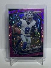 2025 Panini Prizm Pink Disco Prizm Kavontae Turpin /25 #137 Cowboys