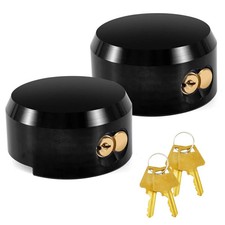 2 Pack Puck Locks Trailers Keyed Alike 2-7/8  Hidden Shackle Padlocks Heavy Duty