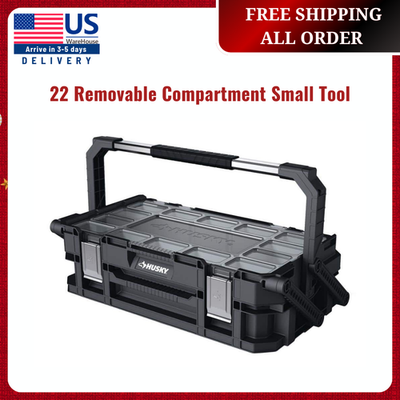 #ad Connect Stackable Portable Cantilever 22 Removable Compartment Small Tool and Pa $47.82