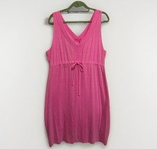 Fresh Produce Baja Boardwalk Sleeveless Dress Cosmos Pink XL Resort Beachy Coast