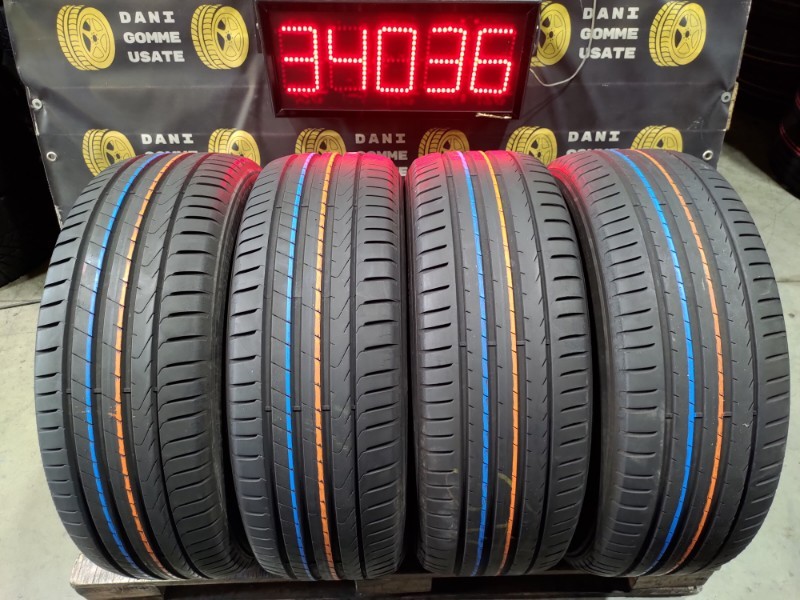 Pneumatici Estivi 4 Gomme usate 215 60 16 PIRELLI Battistrada Residuo 65/85%