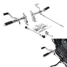 Chrome Forward Control Peg Lever Linkage Fit For Harley Sportster XL 1991-2003