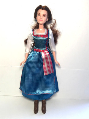 Disney Beauty And The Beast Live Action Belle Doll Hasbro Village Dress
