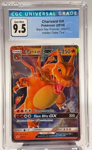 CGC 9.5 Charizard GX SM211 Black Star Promo Holo 2019 Pokemon Card