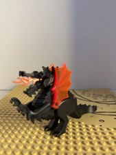 Lego Classic Castle Black Fire Dragon Mini-figure With Wings Rare Vintage 90s