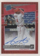 2020 Panini Donruss Optic Red Mojo Prizm 39/99 Aristides Aquino #RRS-AA Auto uk2