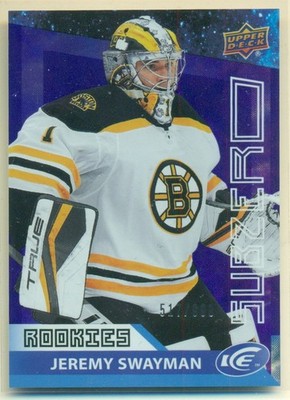 2021-22 Upper Deck ICE Sub Zero Rookies SZ-30 JEREMY SWAYMAN RC 517/999 Bruins