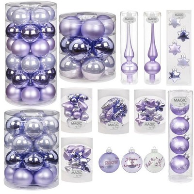 Inge Glas Christbaumschmuck Dreamy Lilac Weihnachtsbaum Anhänger lila flieder 