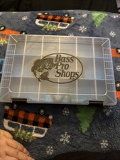 6 ct 6-Compartment Clear Plastic Storage Tray Box Parts Organizer 8.25" x 4.25"