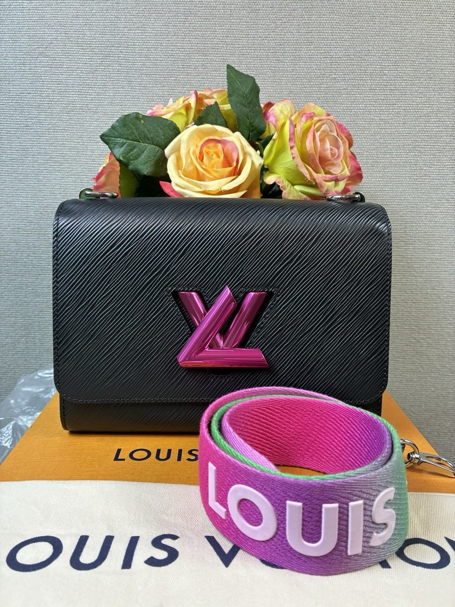 Louis Vuitton LV Black Epi Leather MM Twist Limited Edition