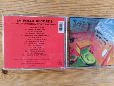 LA POLLA RECORDS - EOS DICEN MIERDA NOSOTROS AMEN - PUNK VASCO   - CD 1998
