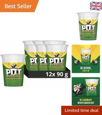 Flavorful Chicken & Mushroom Instant Noodles - Quick Vegetarian Snack, 12 Pack