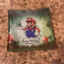 V Syndicate Mario Bros. Smoke Sesh Shatter Resistant Tempered Glass Ashtray