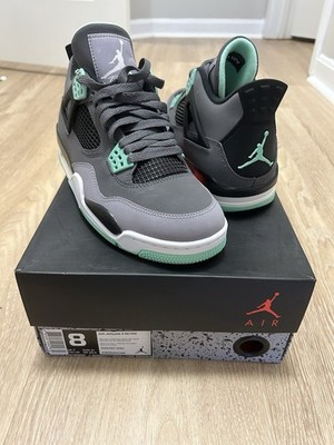 Jordan Air Jordan 4 Retro Green Glow 2013 Gray Black  display picture 1