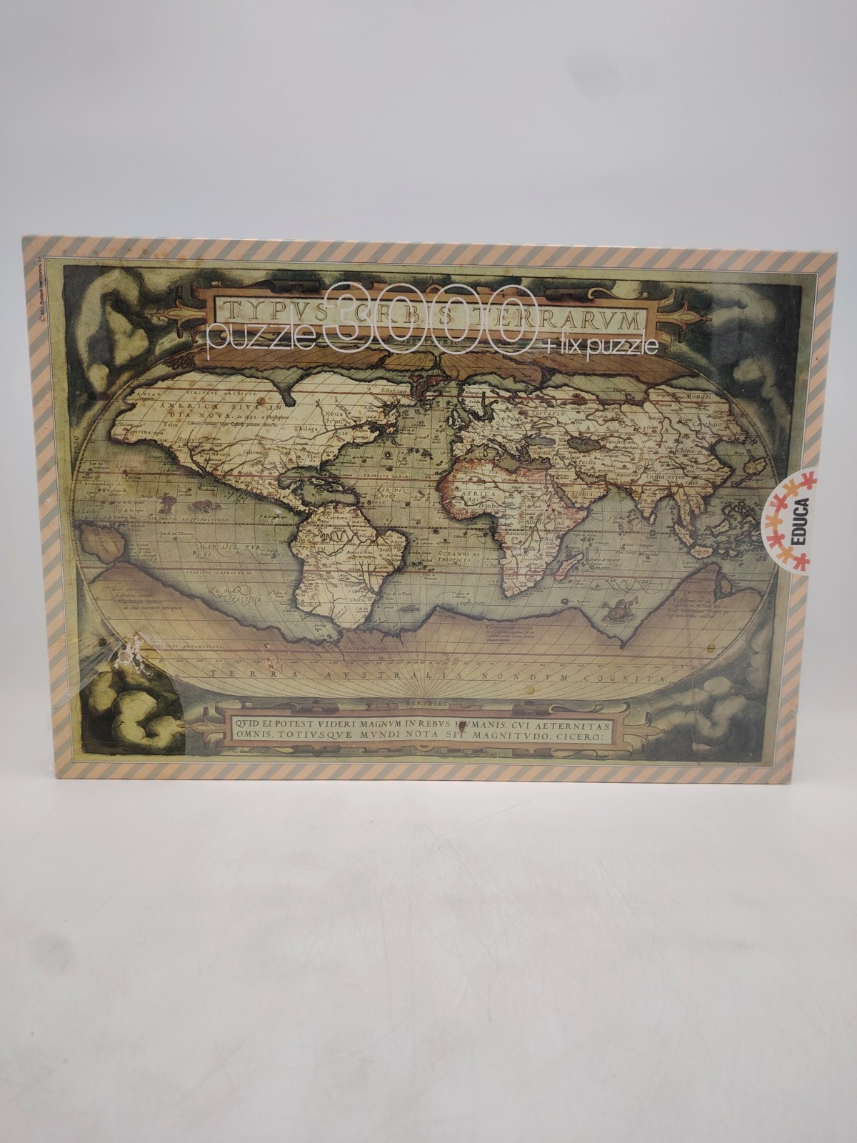 Puzzle 3000 Educa Planisphere Ortelius 1988 idée cadeau idéal adulte passionné