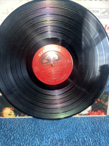 MARIO LANZA "LANZA SINGS CHRISTMAS CAROLS" LP 12" VINYL VG RCA VICTOR - Picture 5 of 5