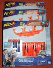 NERF Elite N-Strike Shell Upgrade Kit 3 Shells, 9 Darts, Shell Holder BUNDLE 3 