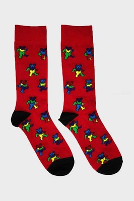 Grateful Dead Dancing Bears Ankle Socken Size One Size