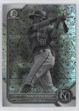 2022 Bowman Chrome Black & White Mini-Diamond Refractor Daniel Vazquez 12yh