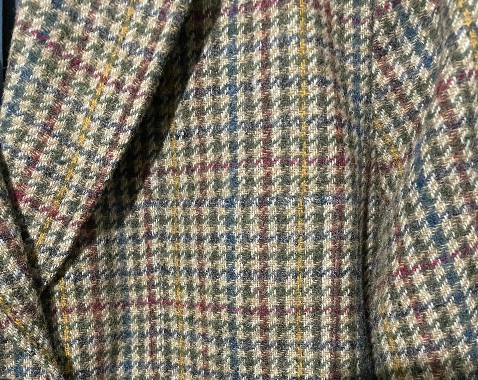 Blazer De Colección Y2K Lana Pata de Gallo Appleseed's Talla Grande 18 Preppy Acedemia Oscura Foto 3 de 4