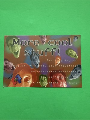 Digital Pictures More Cool Stuff Registration Reg Card 3do
