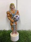 Vintage He Man  1983 Masters Of The Universe Bubble Bath Bottle Soakie Mattel