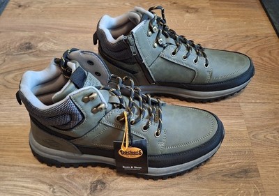 NEU Dockers by Gerli Herren Wander Stiefel Boots Gr. 42 grün grau robuste Sohle 