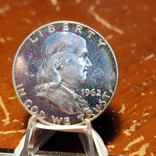 BU 1962 Proof Franklin Half Dollar 90% Silver