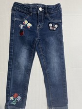 Vintage Y2K Koala Kids Embroidered Jeans 2T Adjustable Waist Band.