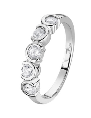 Lotus Silver PURE ESSENTIAL Ring 925er Sterlingsilber Zirkonia LP1785-3/