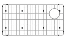 Kitchen Sink Bottom Grid Protector 28-1/4" x 14-1/4" x 1-1/4" Side Drain