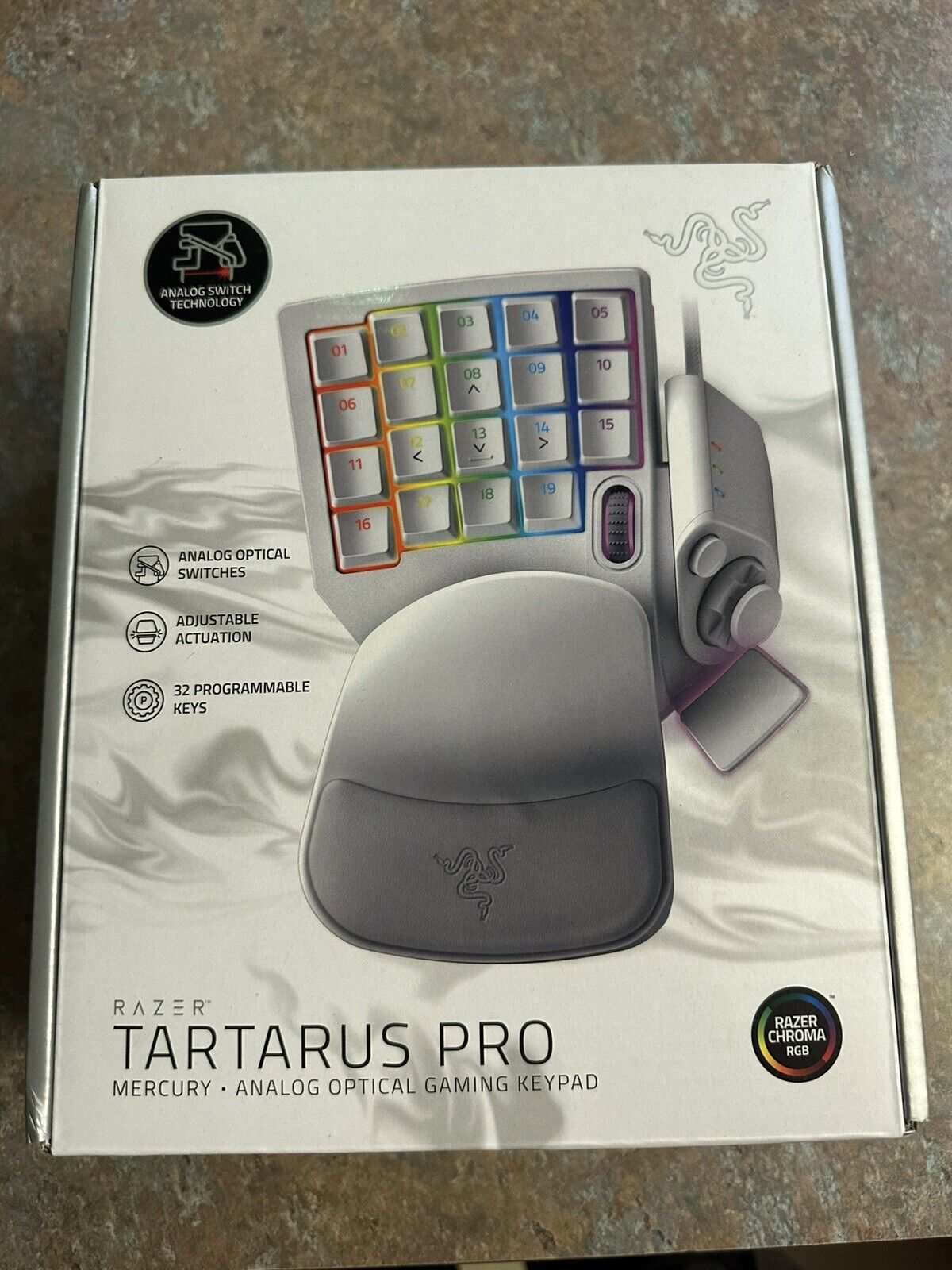 好評定番 Razer Tarutarus pro mercury white Q1Es0-m68660150717