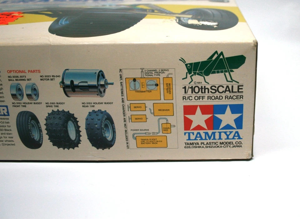 Vintage 1984 Tamiya The Grasshopper 1/10th Scale R/C High Performance Off Road R - Image 3 of 4