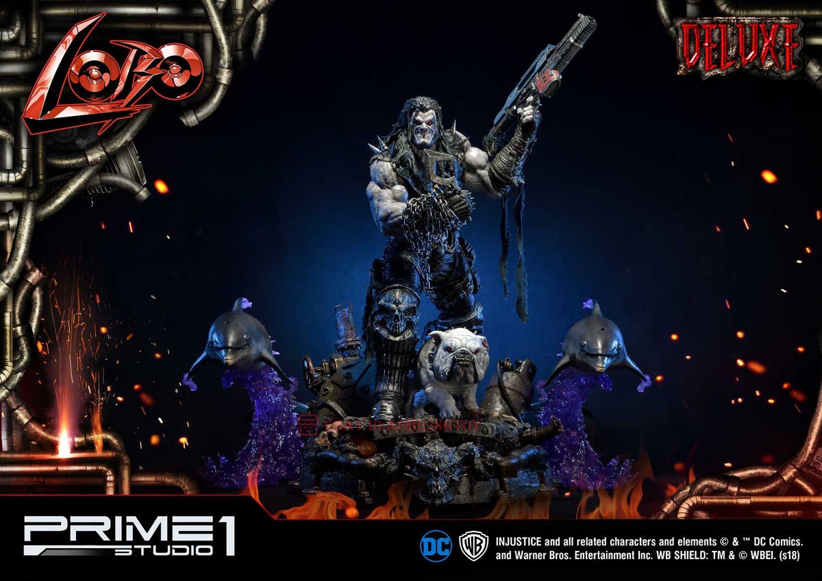 Prime 1 Studio UMMDCIJ-01 DC Anti Hero Lobo 1/3 Statue Deluxe Ver