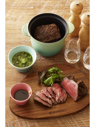 Le Creuset Cocotte Every 20 Sage Rice Pot 20cm 2.8L Cast Iron Silver knob JP NEW - Picture 10 of 19