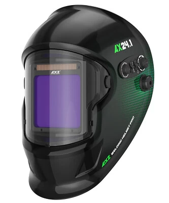 2025 AXIZ Auto Darkening Welding Helmet Large View for MIG/TIG/MMA/CUT Tool Mask